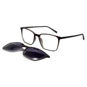 Nuevo imán cuadrado TR90 Marco de gafas con <span class=keywords><strong>Clip</strong></span> en gafas de sol polarizadas para hombres mujeres marco óptico Monturas De <span class=keywords><strong>Lentes</strong></span> - Product Image 4