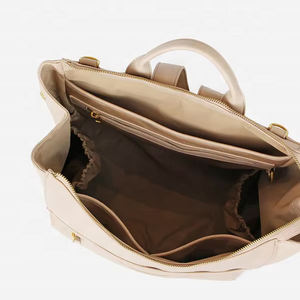 <span class=keywords><strong>Sac</strong></span> <span class=keywords><strong>à</strong></span> <span class=keywords><strong>dos</strong></span> de voyage pour maman en cuir PU haut de gamme, grande capacité, étanche, avec fermeture éclair, pour couches et articles de puériculture - Product Image 5