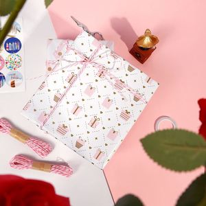 Nuevo diseño de papel recubierto virgen desechable 43*300 cm envoltura de regalo de vacaciones embalaje de cumpleaños del Día de San Valentín - Product Image 6