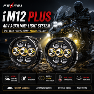 ชุดไฟขับขี่มอเตอร์ไซค์ Ferei IM12 Plus LED สำหรับ BMW <span class=keywords><strong>GS1250</strong></span> ไฟสปอตไลท์ ไฟฟลัด ไฟตัดหมอก ดีไซน์ถอดเร็ว - Product Image 1