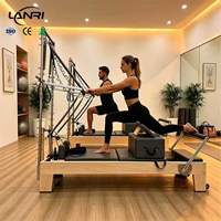 Nouveau produit Réformateur de Pilates en bois d'érable avec machine demi-tour pour l'entraînement au yoga