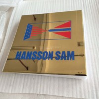 Panneau personnalisé en acier inoxydable électroplaqué miroir |   Plaque de logo gravée et colorée pour une image de marque haut de gamme