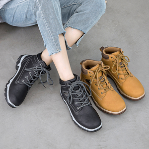 Nuovi Stivaletti da <span class=keywords><strong>Donna</strong></span> in Pelle, <span class=keywords><strong>Stivali</strong></span> da Neve con Suola in Gomma, Scarpe con Lacci, <span class=keywords><strong>Stivali</strong></span> Invernali da <span class=keywords><strong>Donna</strong></span> di Alta Qualità - Product Image 1