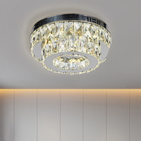Plafonnier moderne en cristal LED pour la maison, le couloir, le couloir, le luminaire, le lustre suspendu