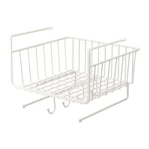 Hanging Storage Basket Metal Wire Storage Basket