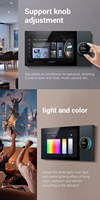 Panel de Control Inteligente para el Hogar Tuya Android, Pantalla Táctil IPS de 7 Pulgadas, Sistema de Audio para Cine en Casa, Wi-Fi, Bluetooth, Zigbee, Amplificador de Música F7