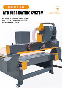 Máquina de tallado de Escultura en relieve para muebles de madera 3D 1325, enrutador de piedra CNC de 3 ejes para aluminio Acrílico - Product Image 6