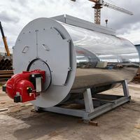Chaudière à eau chaude atmosphérique à tubes de fumée à haute efficacité industrielle, série CWNS, pour chauffage central