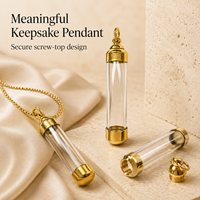 Collier flacon de parfum miniature de luxe rechargeable, pendentif flacon de parfum, bijou de voyage pour femme