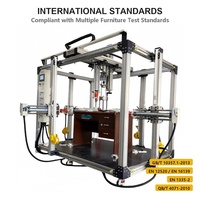 Testeur de charge cyclique horizontal et vertical automatique pour table de bureau 2000N, machine d'essai de stabilité et de durabilité de bureau