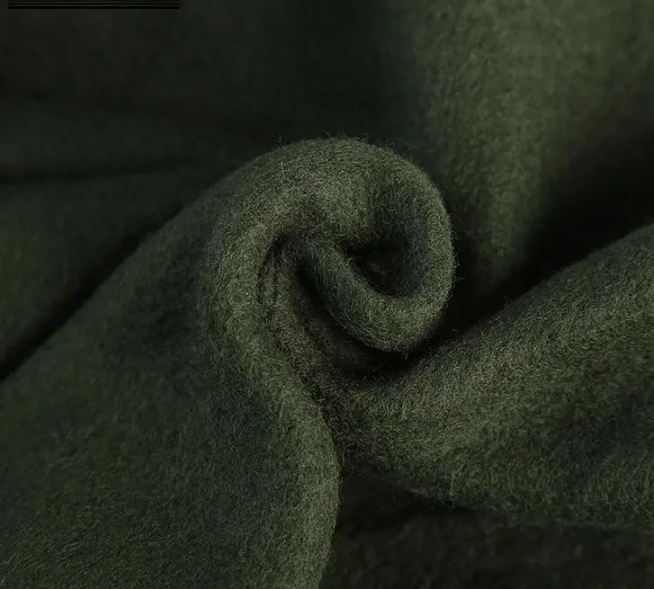 Customized Size Green pure wool thick polyester spandex blanket with OEM services