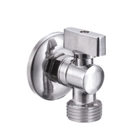Robinet d'angle multifonction manuel en laiton pour salle de bain, 90 degrés, 1/2, PN10, argent, garantie 3 ans - Prix usine OEM Miaoyi