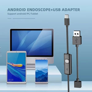1080P 5.5mm lentille câble dur étanche voiture égout Inspection <span class=keywords><strong>endoscope</strong></span> Mini <span class=keywords><strong>endoscope</strong></span> caméra pour IOS Android 1-3M - Product Image 4