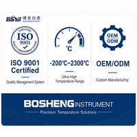 9-Points Integrated Multi-point Thermocouple Signal Device with SUS316L Flange 20MPa High Pressure for Vacuum Furnace
