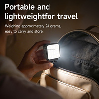 LKTOP Lampe d'appoint pour caméra d'action, rechargeable, portable, magnétique, à intensité variable, alimentation USB, pour diffusion en direct
