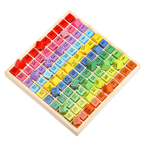 10x10 gioco <span class=keywords><strong>da</strong></span> tavolo di riproduzione gioco <span class=keywords><strong>da</strong></span> tavolo Montessori educativo giocattoli matematici in legno apprendimento prescolare per bambini regalo di compleanno - Product Image 1