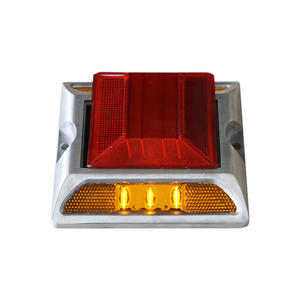 150 мм солнечные дорожные маркеры с кошачьими глазками Ip68 для проезда на подъездной дорожке, алюминиевые светодиодные Солнечные дорожные шпильки - Product Image 6