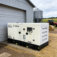 Centrale électrique 300KVA 400KVA 500KVA, groupe électrogène diesel silencieux, alternateur triphasé