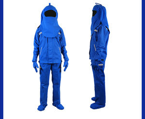 ชุดคลุมป้องกันการเชื่อมแบบกันไฟ ทนทาน ใส่สบาย สำหรับอุตสาหกรรมยานยนต์ไฟฟ้า ผลิตจากใยอะรามิด ป้องกันได้อย่างเต็มที่ - Product Image 5