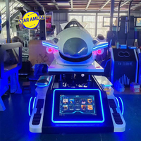 Machine de jeu d'arcade de réalité virtuelle de simulateur de vol d'avion d'intérieur VR pour le jeu de tir d'avion de centre commercial