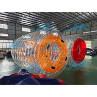 Billes à roulettes gonflables flottantes TPU / PVC pour hamster humain Zorb Roller Ball pour enfants et adultes