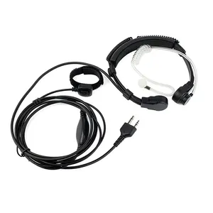 Earplugs Throat Mic Covert Acoustic Tube Noise wireless two way radio talkie Walkie Talkie Finger PTT Headset For Walker-talker