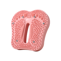 Tapis d'acupression portable en PVC pour massage des mains, outil de réflexologie écologique léger avec sac pour soulager le stress