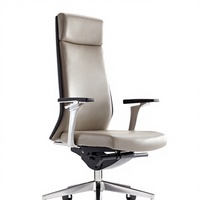 Chaise de bureau exécutive moderne à dossier haut de qualité supérieure en autres matériaux, avec design ergonomique pour un confort supérieur, idéale pour la salle de sport