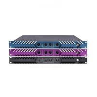 Amplificateur de puissance numérique professionnel 1U de classe D avec équipement audio de scène de connectivité Wi-Fi coque métallique série DP