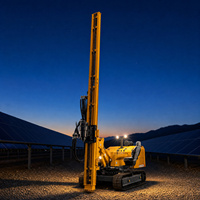 Machine de forage de pieux solaires Hengwang PV pour la pose de pieux de fondation de centrales photovoltaïques