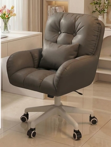 Modern Comfortable Swivel Chair for Home Office College Desk Makeup <b>Stool</b> for Girls Bedroom Dormitory Living Room Use - Product Image 3