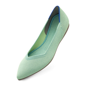 Nouvelles chaussures bateau pour femmes en tissu extensible à semelle souple, fabriquées avec des matériaux écologiques en plastique, tissage volant - Product Image 2