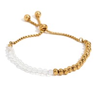 Set Kalung dan Gelang Bunga Kerang Laut Lapis Emas 18K dari Baja Anti Karat, Tahan Air, Hipoalergenik, untuk Pernikahan dan Pertunangan (Grosir)