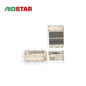 Ordinateur industriel en stock avec boîtier noir sans ventilateur 4K Ultra <span class=keywords><strong>HD</strong></span> DDR4 64G <span class=keywords><strong>Intel</strong></span> 6e à 14e génération CPU 6 ~ 14e génération - Product Image 2