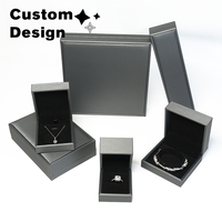 Emballage de bijoux personnalisé avec logo, coffret à bijoux champagne pour bagues, pendentifs, colliers, boucles d'oreilles