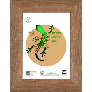 CADRE WARREN EN BOIS ET NOYAU DE CHAQUETTE 21X29.7CM - Product Image 1