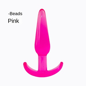 Set di tre plug anali grandi in TPE, impermeabili, con perline anali, per donne, comodi e sicuri, giocattoli sessuali per adulti. - Product Image 4