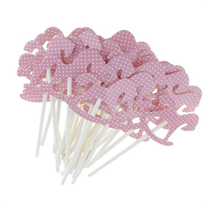 <b>Cake</b> <b>Decorating</b> <b>Supplies</b> Paper Animal Shape <b>Cake</b> Topper For Birthday Party Decorations 6 Pieces - Product Image 4