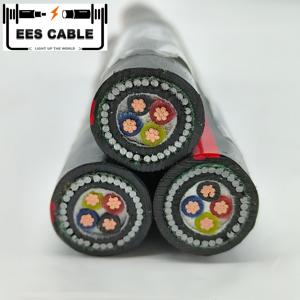 <span class=keywords><strong>Cable</strong></span> de alimentación XLPE blindado de acero N2XRY YJV32 Swa Clase 2 4G95mm2 4 núcleos con tierra 600/1000V EESCABLE IEC60502-1 - Product Image 1