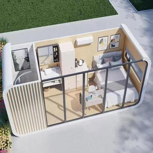 Casas prefabricadas a la venta, modelo de Apple, casa portátil prefabricada, kit de baño de granja con techo de cristal, cabaña de Apple pequeña de 20 pies - Product Image 2