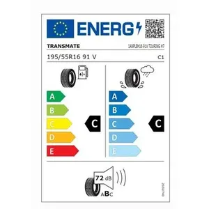 Pneus d'été Transmate Touring H7 195/55 R16 91V XL - Product Image 3