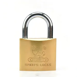 กุญแจสายยูทองแดง3ปุ่ม,กุญแจทองเหลืองสำหรับเดินทางกระเป๋าเดินทางกุญแจประตูล็อก20มม. 25มม. 30มม.