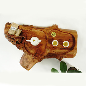 Solid Wood Root Carving <b>Tea</b> Tray Irregular Shape Hand Carved Natural Color Kung Fu <b>Tea</b> <b>Set</b> - Product Image 2