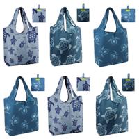 Vente en gros Sacs à provisions réutilisables personnalisables Emballage refermable en coton PVC laminé rose peint à la main pour les cadeaux de marque