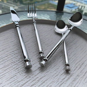 Juego de Cubiertos de Acero Inoxidable de Alta Calidad, Cubertería Económica al por Mayor para Restaurantes, Incluye Cuchillo para Carne para Fiestas y Bodas - Product Image 4