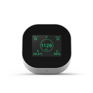 เครื่องตรวจวัดคุณภาพอากาศอัจฉริยะ Zigbee 3.0 สำหรับบ้าน ตรวจจับ CO2 คาร์บอนมอนอกไซด์ อุณหภูมิ ความชื้น PM10 PM2.5 - Product Image 3