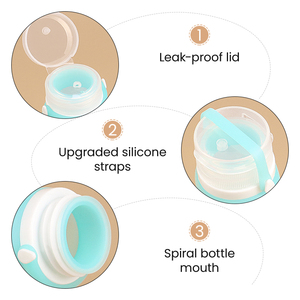 Bouteilles de toilette de voyage portables de 3oz approuvées par la Tsa personnalisées Kits de bouteilles de voyage en silicone réutilisables sans Bpa pour shampooing cosmétique 90ml - Product Image 4