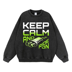 Sweat à capuche oversize en coton imprimé motif voiture de sport, style streetwear, délavé à l'acide, collection hiver American Vintage - Product Image 1