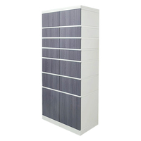 Casier à colis intelligent à structure démontée 60 portes système QR stockage intelligent armoire de charge de téléphone portable étiquette RFID