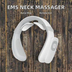 Masajeador de cuello de fisioterapia de amasado de pulso eléctrico EMS con masajeador de hombro Cervical de control remoto - Product Image 2